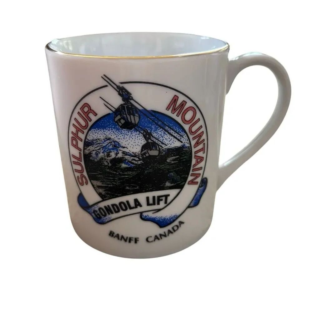 Sulphur Mountain Gondola Lift Banff Canada Souvenir Mug